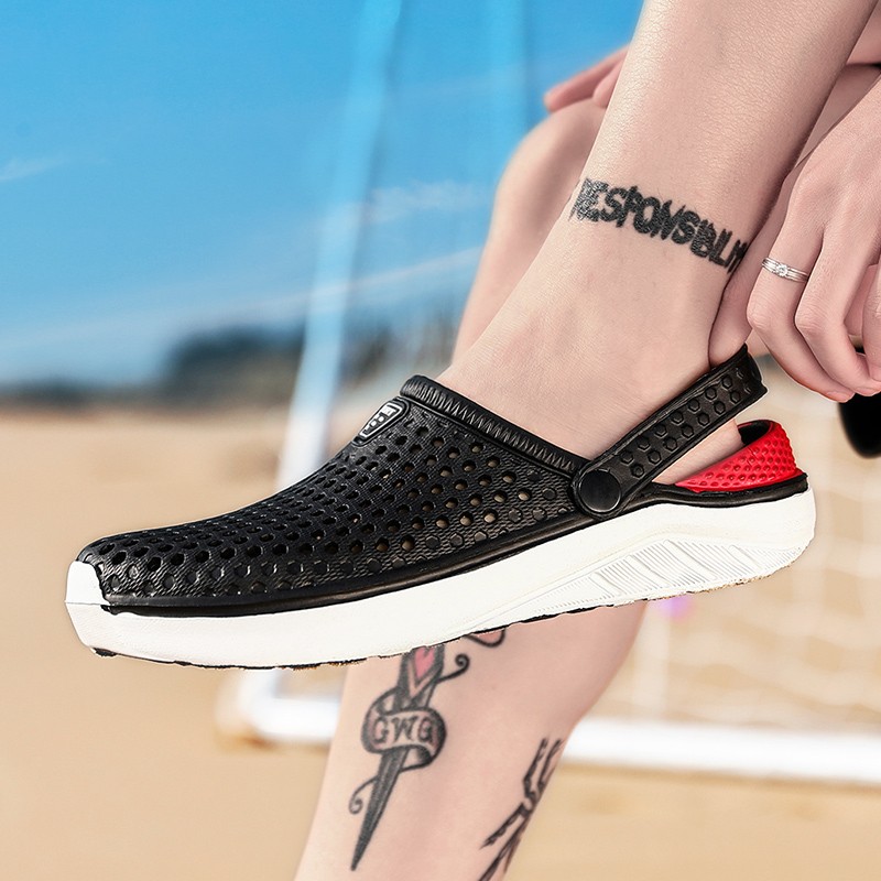 Summer Men's Sandals Women's Slippers Breathable Beach Sandals Lightweight Quick Dry Casual Home Slippers Couple Shoes