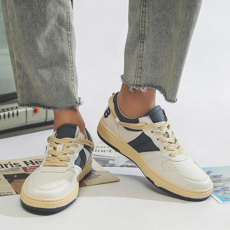 Resabina 2022 Ins Style Genuine Leather Women Sneakers Spring Casual Women Shoes Home Shoes Female Size 35-39