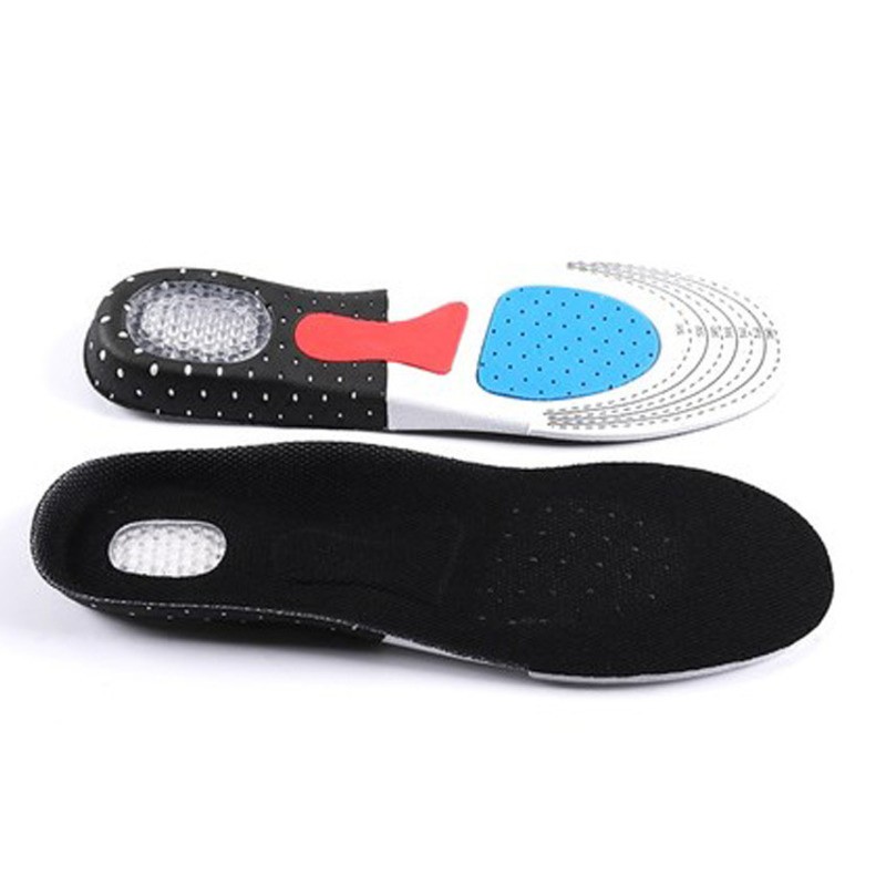 Cuttable Silicone Insoles for Shoe Men Women Orthotic Arch Support Sport Shoe Pad Soft Running Insert Cushion Memory Foam Insole