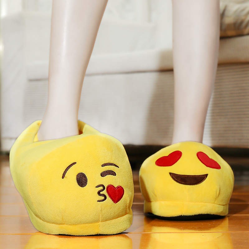 2022 new tube men slippers funny winter couples plush soft shoes indoor cartoon slippers men slides non-slip home tennis shoes