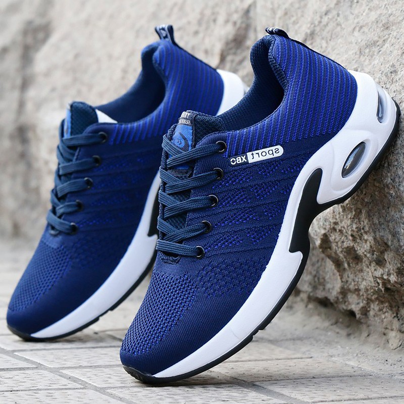 vulcanized shoes male sneakers 2019 fashion summer air mesh breathable wedges sneakers for men plus size erf56