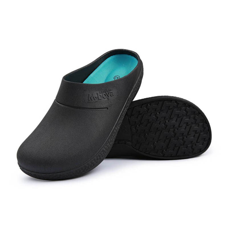 High quality EVA non-slip waterproof oil-proof kitchen chef shoes master cook hotel restaurant work shoes slippers flat sandals