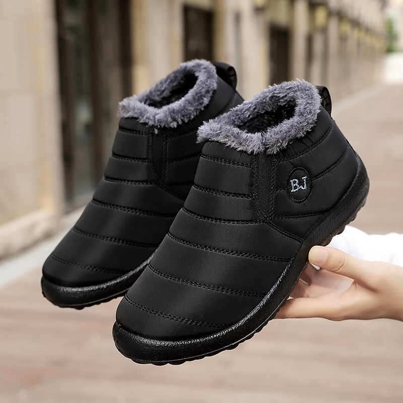 Winter Men Boots Fashion Men Casual Shoes Waterproof Winter Male Loafers Unisex Slip On Warm Men Sneakers Zapatillas Hombre