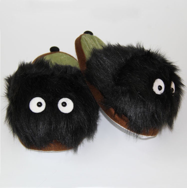 28cm New Cartoon My Neighbor Totoro fairy Dust Plush Slipper Winter Indoor Slippers For Adults Free Shipping