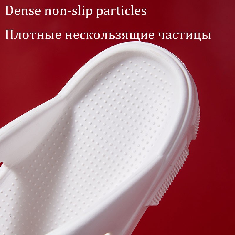 Remouse slipper soft eva women summer 2022 thick platform clip toe sandals woman non-slip bathroom cloud slippers home slides