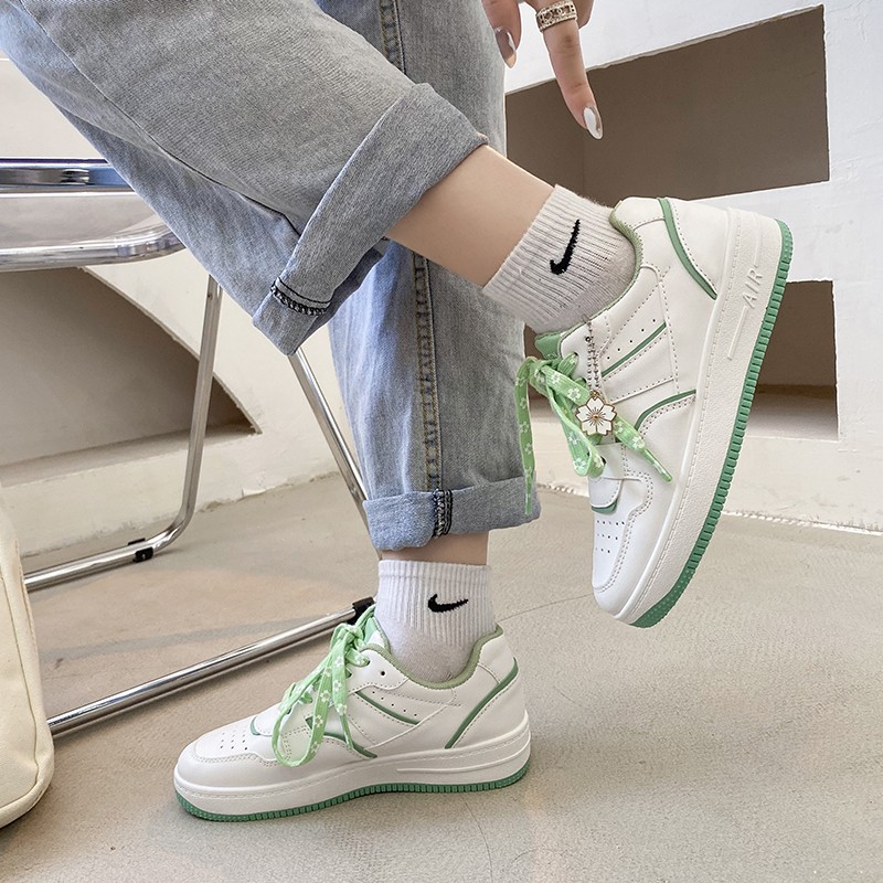 White Platform Sneakers Women Shoes Kawaii Cute Korean Fashion Sneakers Fairy Sweet Women Shoes Girls Tenis De Mujer