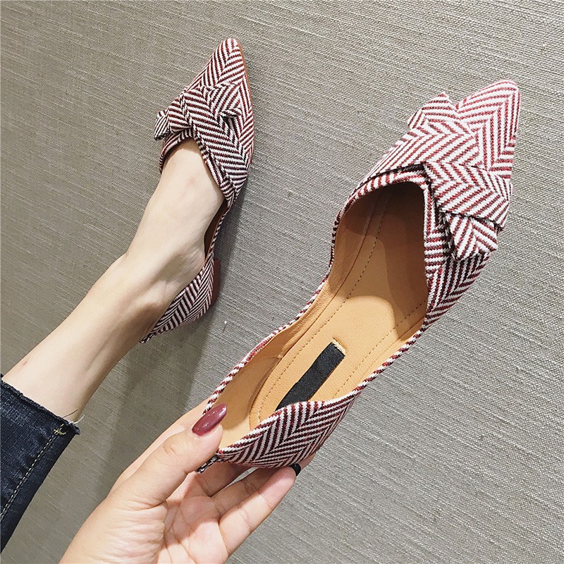 Fashion Flats For Women Shoes 2022 Boat Shoe Pointed Toe Casual Slip On New Stylish Woman Shoes Female Chaussure Femme Shoes