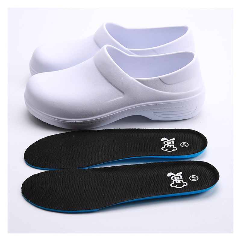 Unisex slippers non-slip water-proof oil-proof kitchen work chef shoes master hotel restaurant non-lace slip-on casual shoes