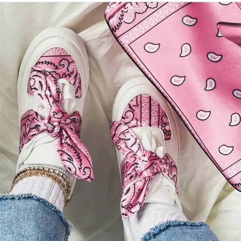 Cute Print Fashion Shoes Woman Winter Warm Sneakers Slippers Bandana Sandals Casual Designer Slides Socofy Rasteiras Femininas