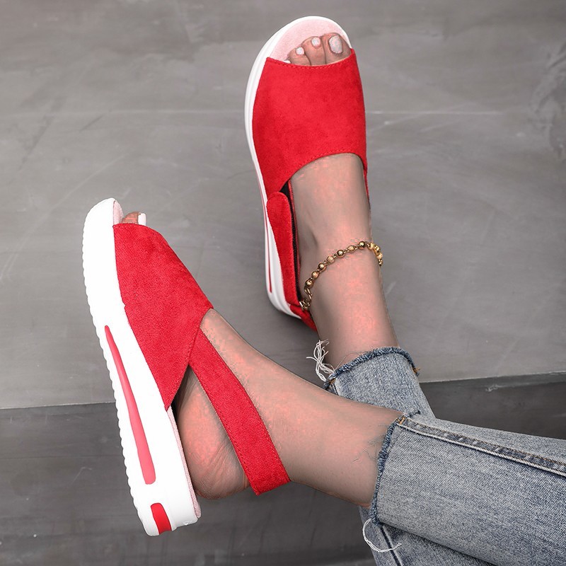 Foreign trade women's sandals in summer 2022, new style of thick-soled fish mouth shoes