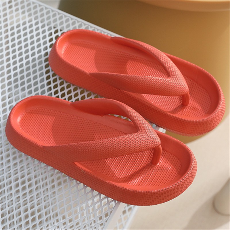 Remusi Plus Size Thick Platform Flip Flops Women 2022 Summer Fashion Non-slip Beach Slippers Woman Soft Sole Home Slides Sandals