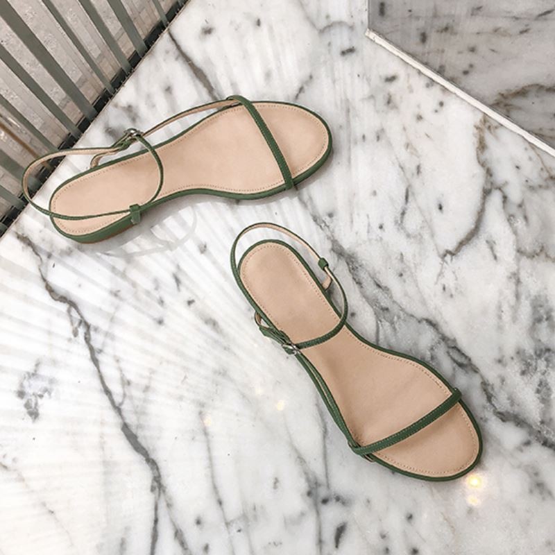 VENTACT Size 34-43 Women Flat Sandals Buckle Women Summer Shoes Fashion Simple Holiday Daily Sandals Women's Shoes