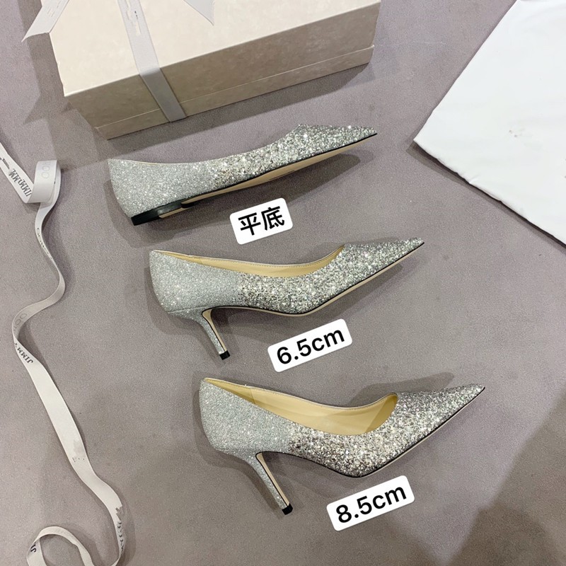 luxury designer high heel shoes for women genuine leather glitter sexy wedding shoes