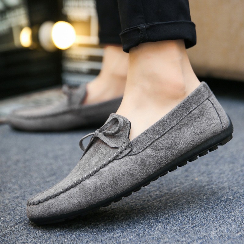 2022 Spring Summer New Men Loafers Comfortable Flat Casual Shoes Men Breathable Slip On Soft Leather Driving Shoes Moccasins