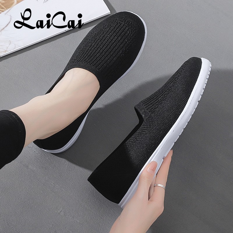 Mesh shoes women summer old Beijing cloth shoes women's shoes breathable hollow mesh casual sneakers women middle-aged mom shoes