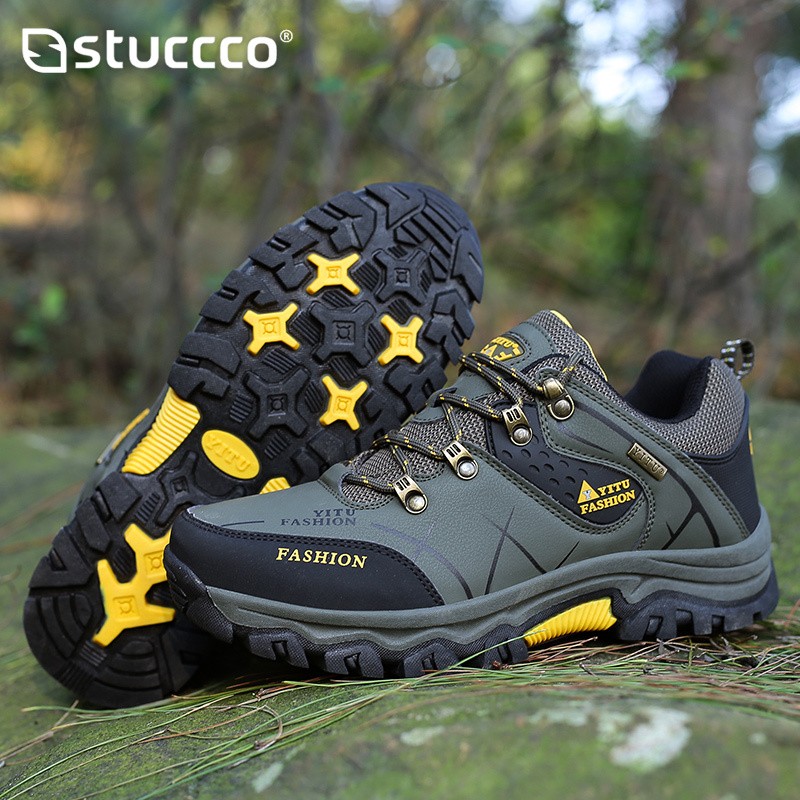 Men Winter Snow Boots Waterproof Leather Sneakers Super Warm Men Platform Boots Outdoor Male Hiking Boots Work Shoes Plus Size