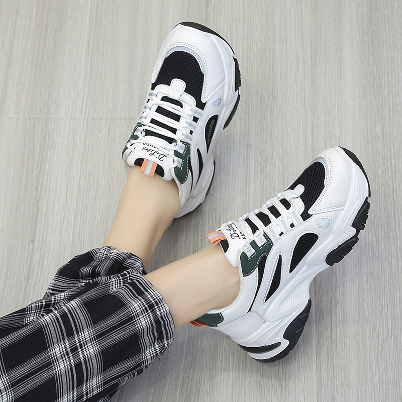 Rimocy Breathable Mesh Outdoor Sneakers For Women Spring Autumn Platform Casual Shoes Fashion Woman Thick Sole Tenis Feminino