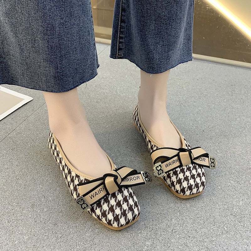 Spring and summer European American women's ballet flat shoes women casual flat shoes