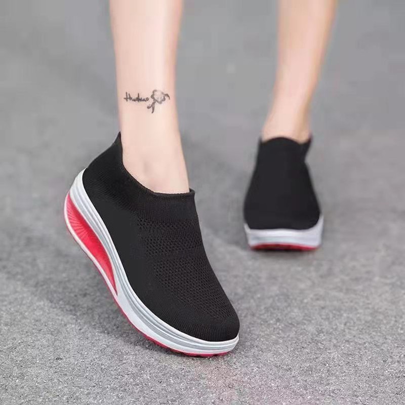 2022 Spring Women Sneakers Plus Size Femme New Women's Shoes Vulcanize Sneakers Girl Thick Bottom Slip On Female Women Shoes