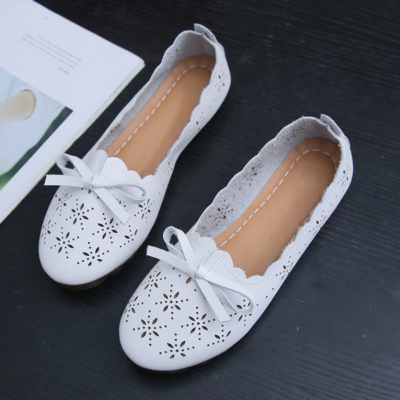 High quality women's sandals summer fashion soft bottom beach hollow casual shoes breathable ladies flat shoes