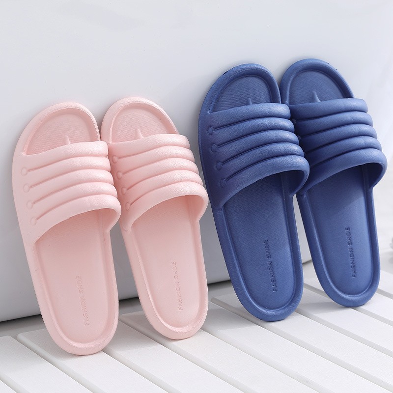 Women Men Unisex Summer Non-slip Slippers Shoes Bathroom Slippers Lovers Sandals Indoor Fashion Home Slippers Floor Flip Flops