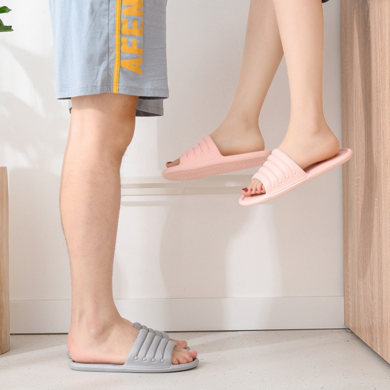 Women Summer Shoes Bathroom Slippers Lovers Sandals Indoor Fashion Home Slippers Non-slip Floor Casual Toilet Slippers Dropship