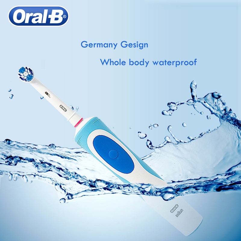 Oral B 2D Rechargeable Electric Toothbrush Rotating Vitality Daily Cleaning Rechargeable Induction 110-240V Toothbrush Head