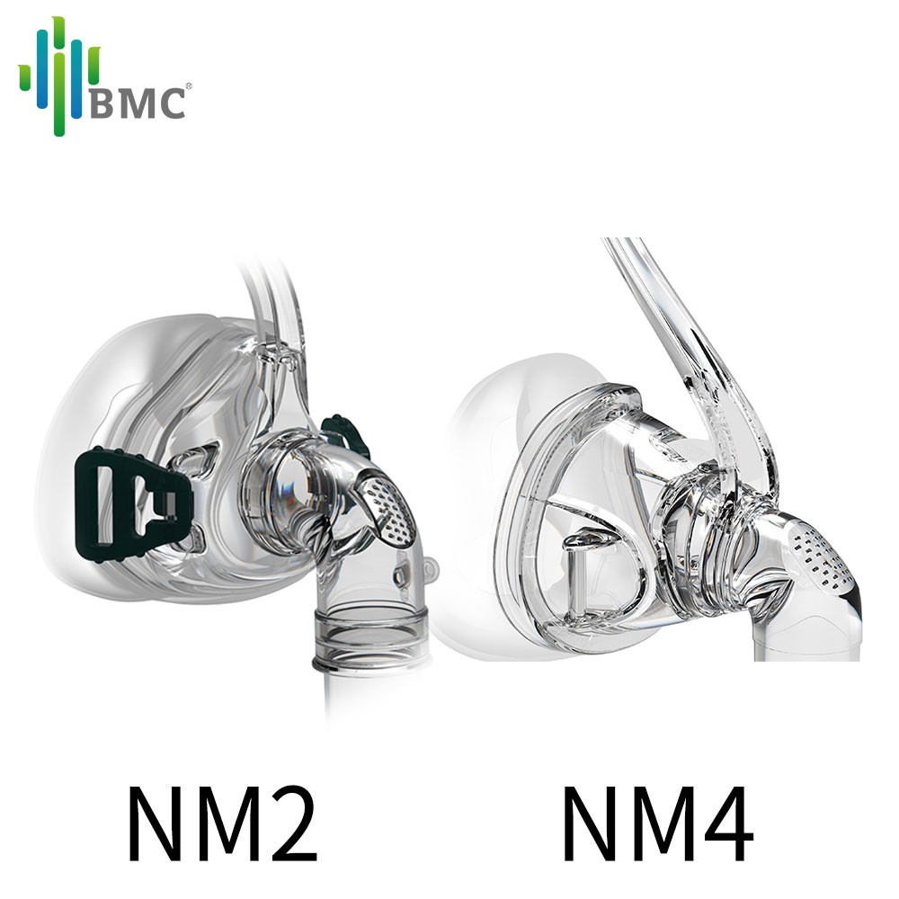 BMC NM2/NM4/N5B Nasal Mask CPAP Mask Sleep Mask With Headgear S/M/L Three Size Suitable For CPAP Machine Connect Hose And Nose