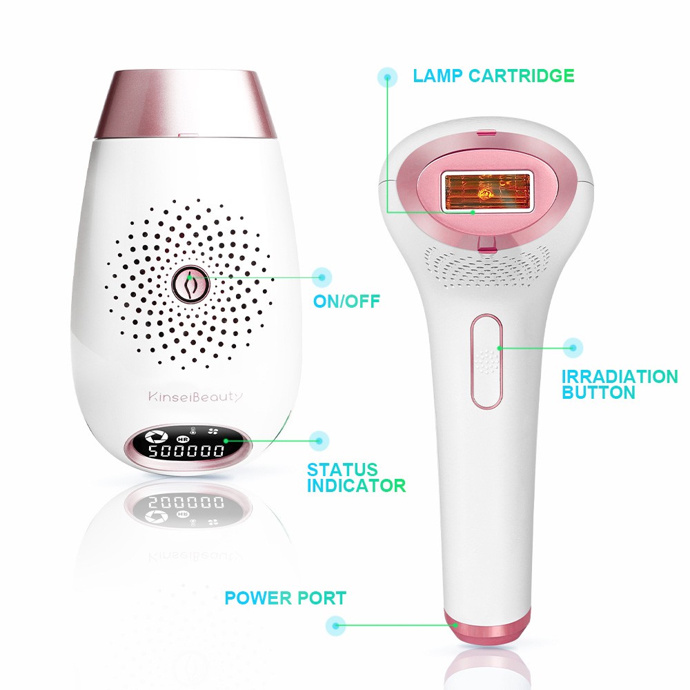 IPL Laser Hair Removal Machine Laser Epilator Permanent Hair Removal Bikini Artificial Hair Removal Machine 500000 Flash