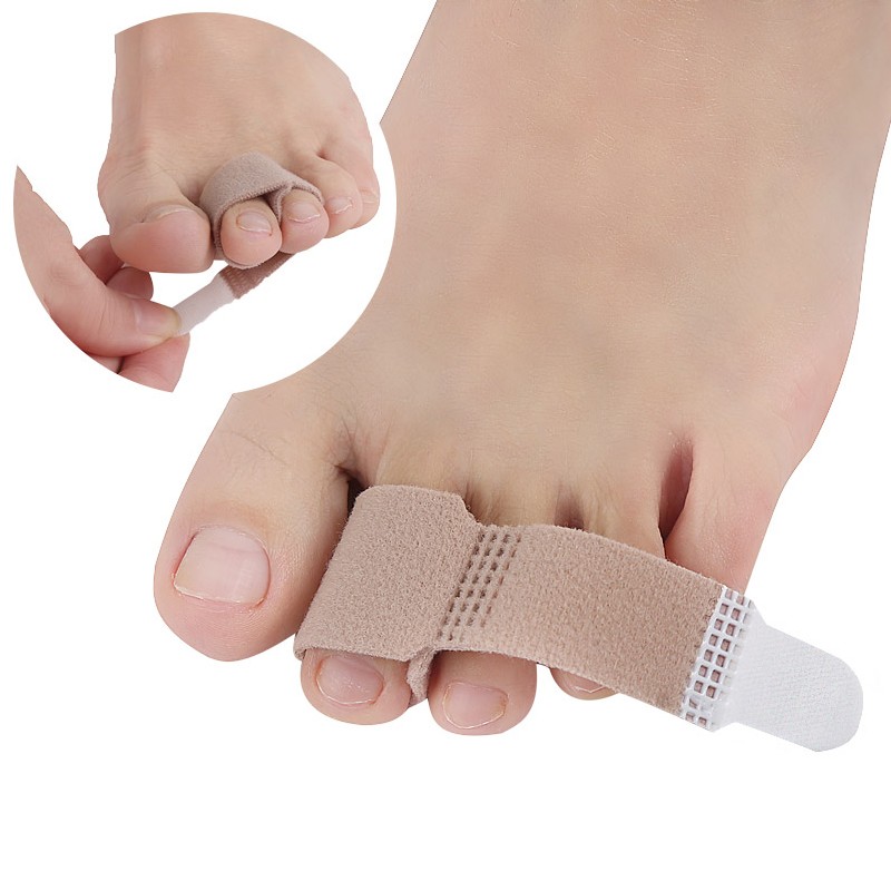 4pcs/lot Fracture Toe Wraps Padded Bandages Hammer Toe Spacer Splints