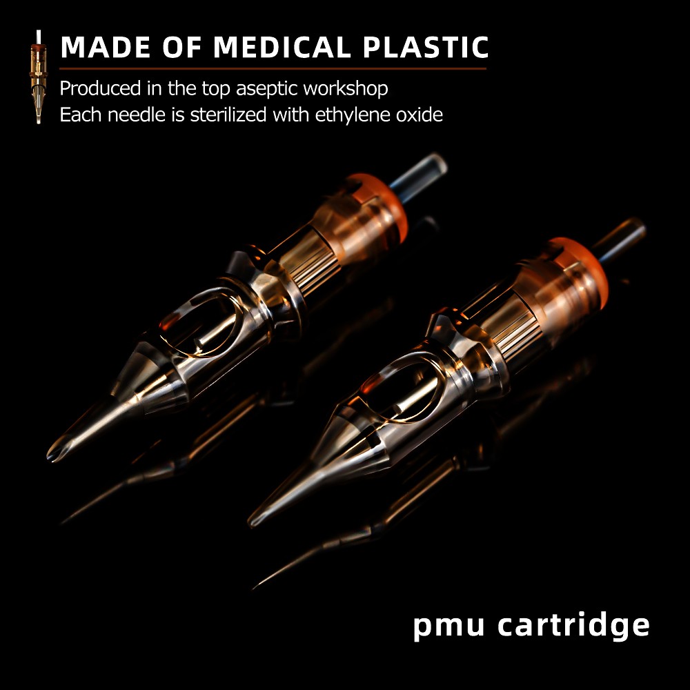 Tattoo Cartridge Needles Motion Microblading Nano Needles SMP & PMU Permanent Micropigation Needles 1rl 3rl 5rl 7rl 9rl