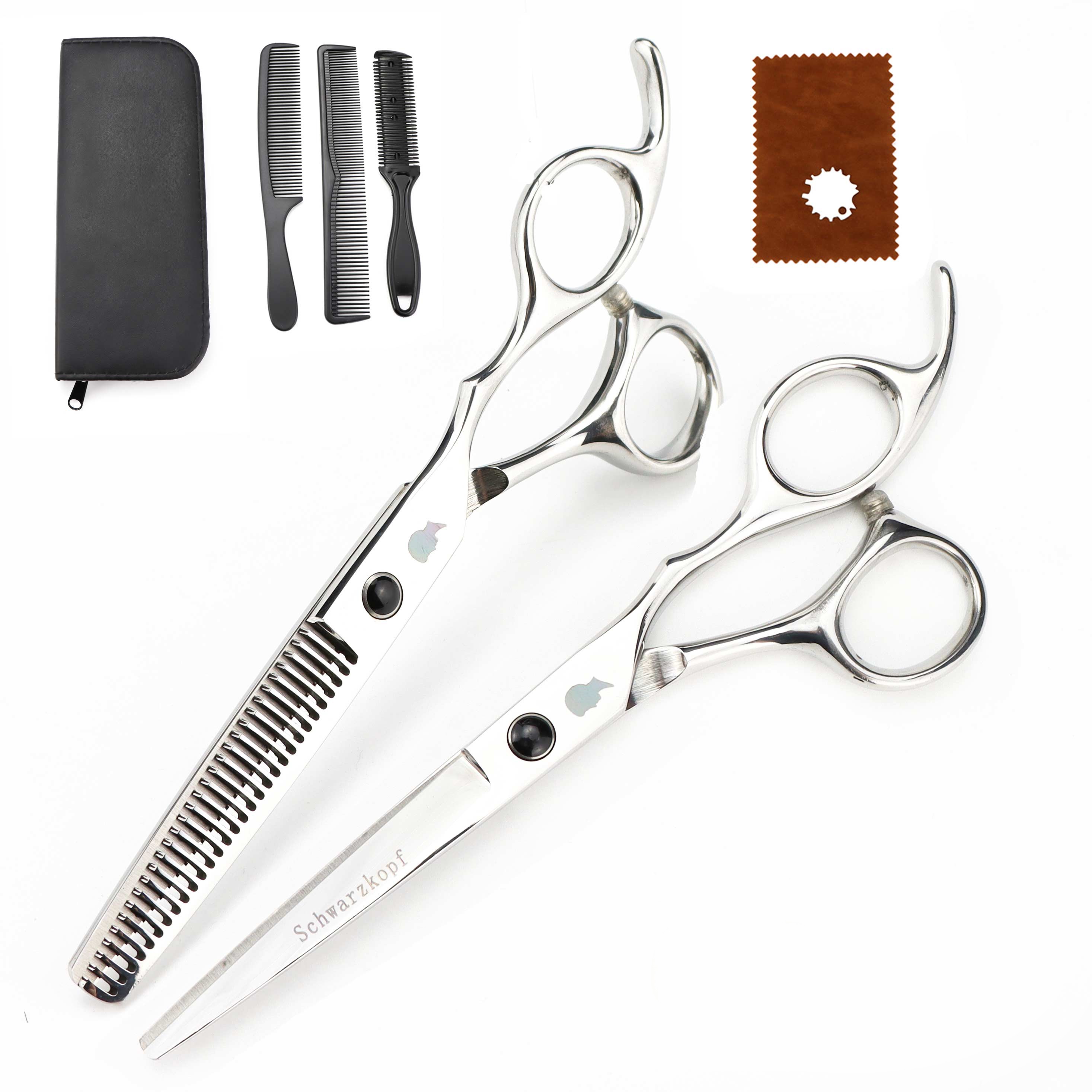 New Professional Hairdressing Scissors, Hair Cutting Barber Set High Quality Scissors Salon 6.0 inch Multi Color Options