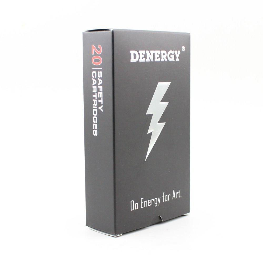 Denergy Pro Quality 20pcs/Box Tattoo Needle Cartridge 0.25mm Round Liner For Striped Tattoo