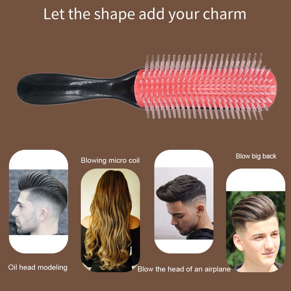 Salon Detangling Brush For Curly Hair Non-slip Hair Brush Comb Scalp Massage Brushes Professional Salon Styling Tool