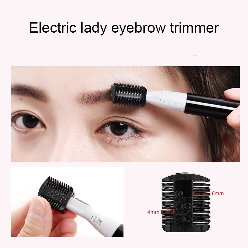 Electric Hair Remover Eyebrow Trimmer Scissors Epilator Men Razor Cutting Machine Lady Makeup Mini Shaver Razor