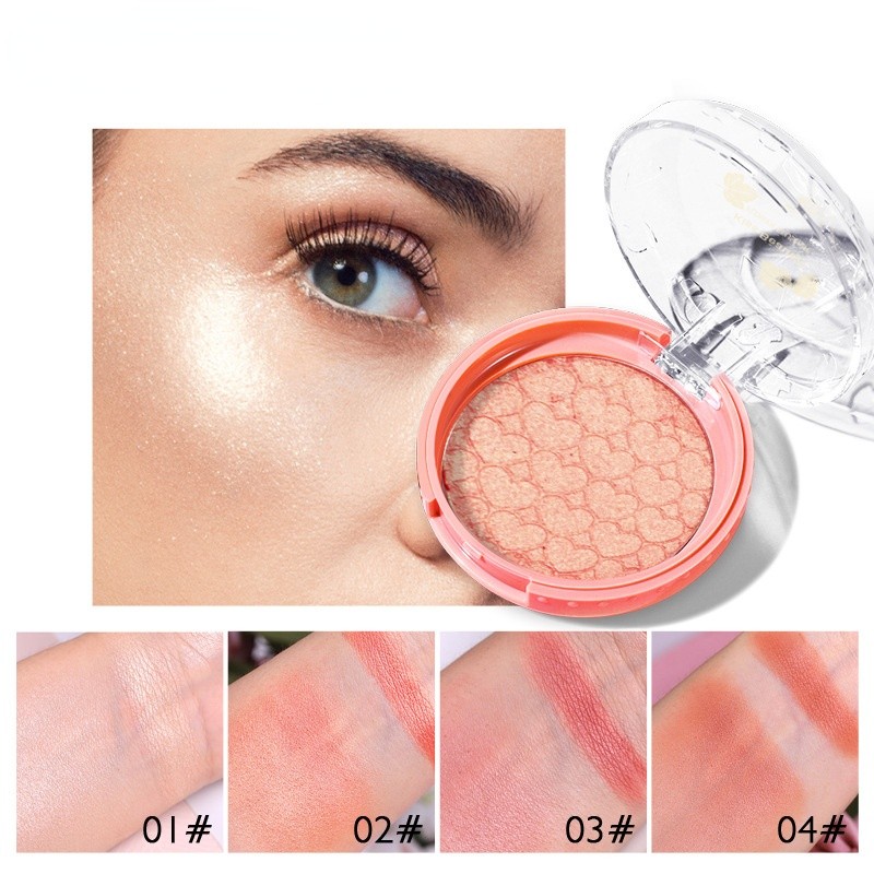 Multifunctional Makeup Palette Face Blusher Lightweight Matte Eyeshadow Palette Natural Face Blusher