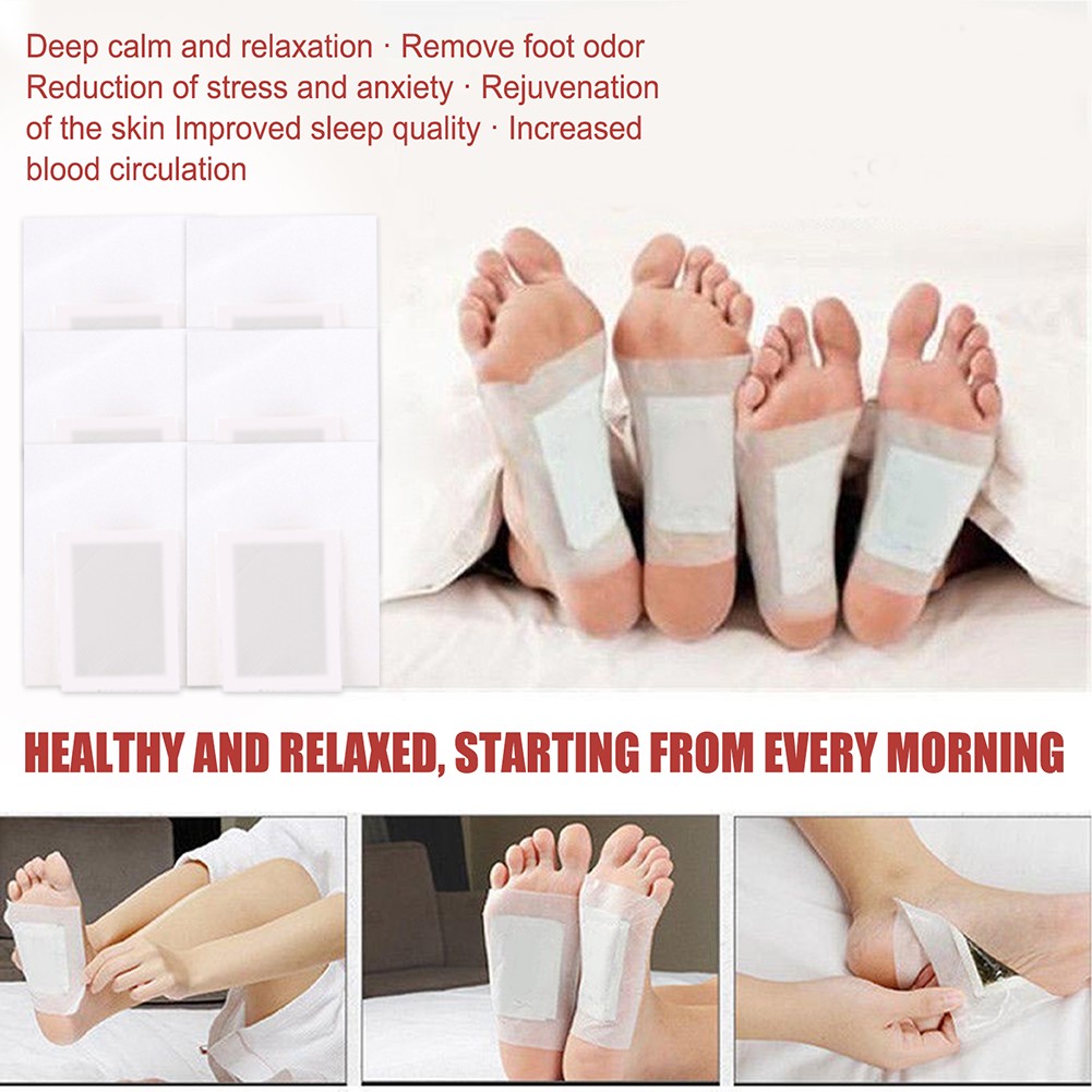 10pcs Detox Foot Patch Stickers Foot Pads Slimming Foot Patches Detoxification Improve Sleep Lose Weight Pads Foot Sticker