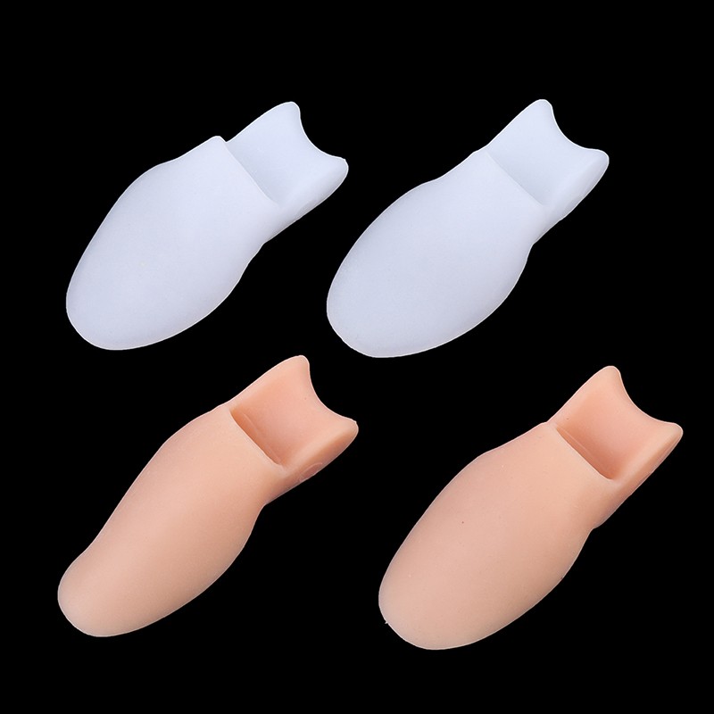 1 Pair Silicone Gel Thumb Bunion Corrector Little Toe Protector Separator Hallux Valgus Finger Straightener Foot Care Relief Pads