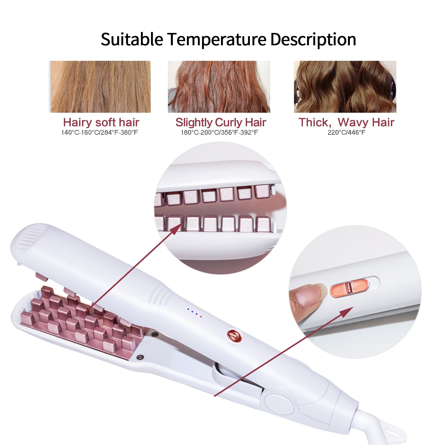 Mini Electric Hair Curler Negative Ion Corn Hair Splint Perm Magic Ceramic Curling Iron Hair Styling Tools Crimper