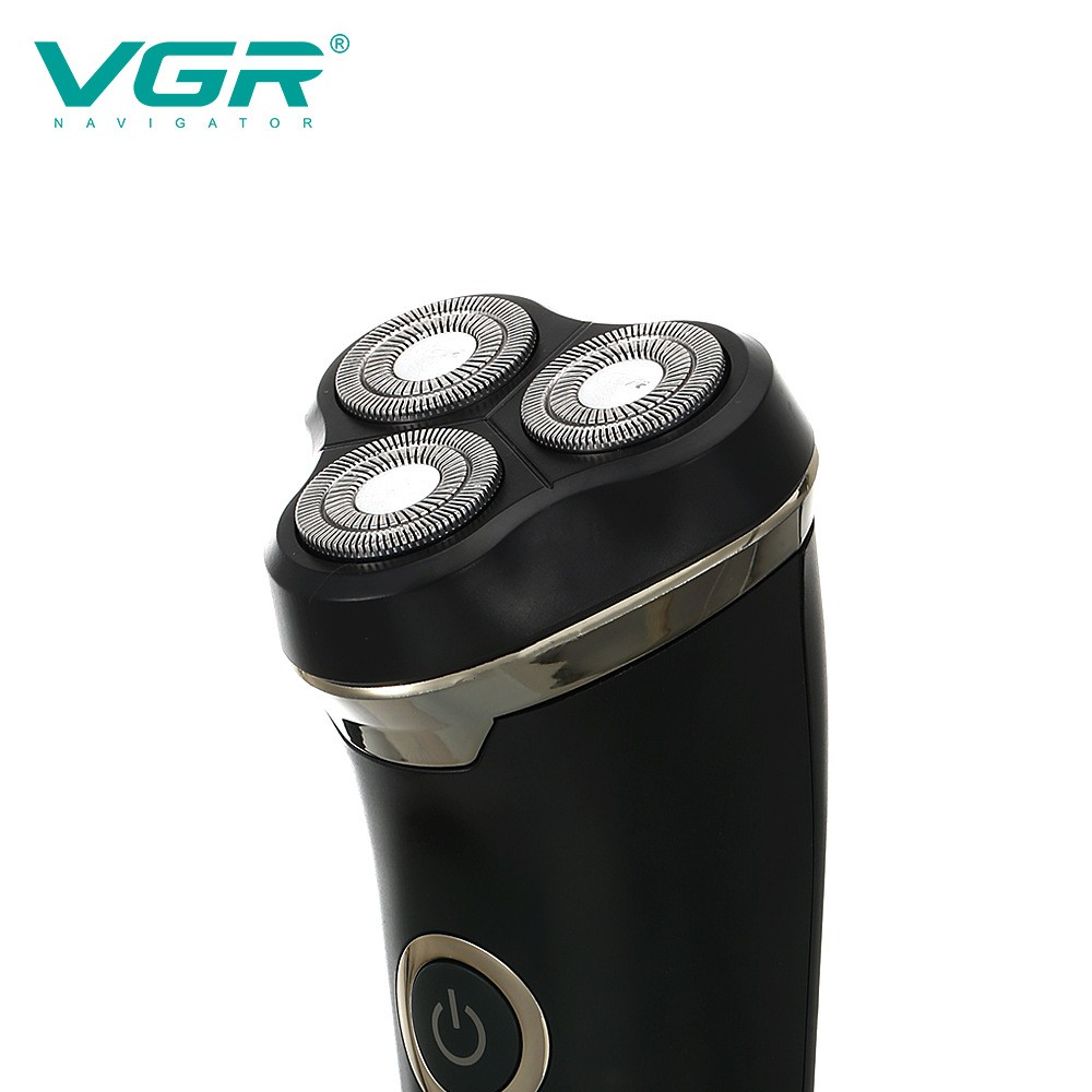 VGr New Magnetic Suction Three Head Shaver Shaver For Men Rechargeable Beard Trimmer V-319 Electric Hair Trimmer Clipper Machines