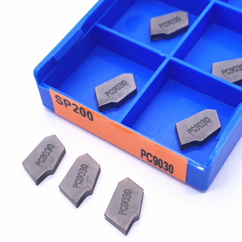 10pcs SP200 NC3020/NC3030/PC9030 SP300 NC3020/NC3030/PC9030 SP400 NC3020/NC3030/PC9030 grooving carbide turning insert