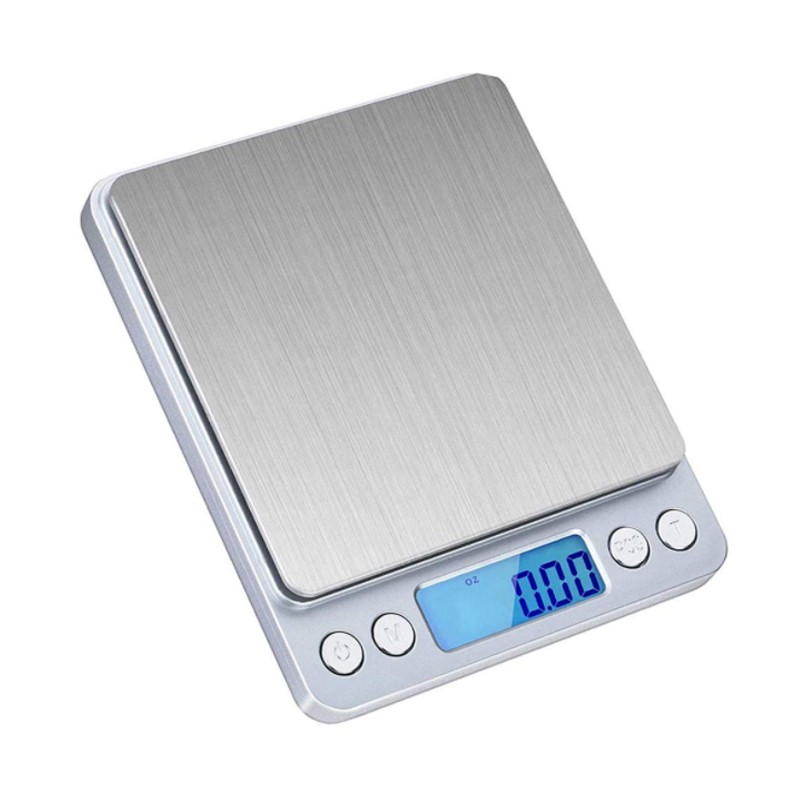 ميزان رقمي LCD بدقة 0.01g/0.1g, 500g/3000g، مقياس الكتروني صغير لقياس الوزن بالجرام، لخُبز الشاي