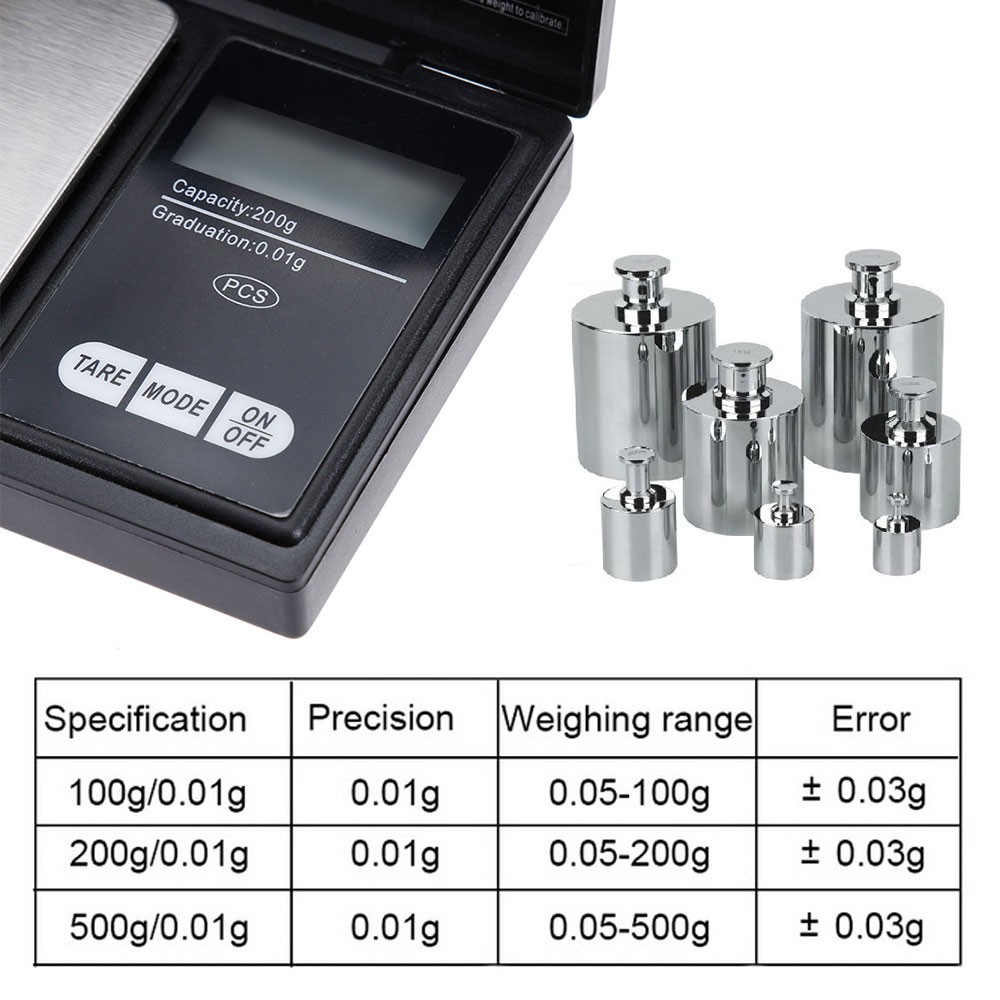 100 جرام 500 جرام x 0.01 جرام عالية الدقة الرقمية مطبخ مقياس مجوهرات الذهب التوازن الوزن جرام LCD جيب ميزان إلكتروني الترجيح