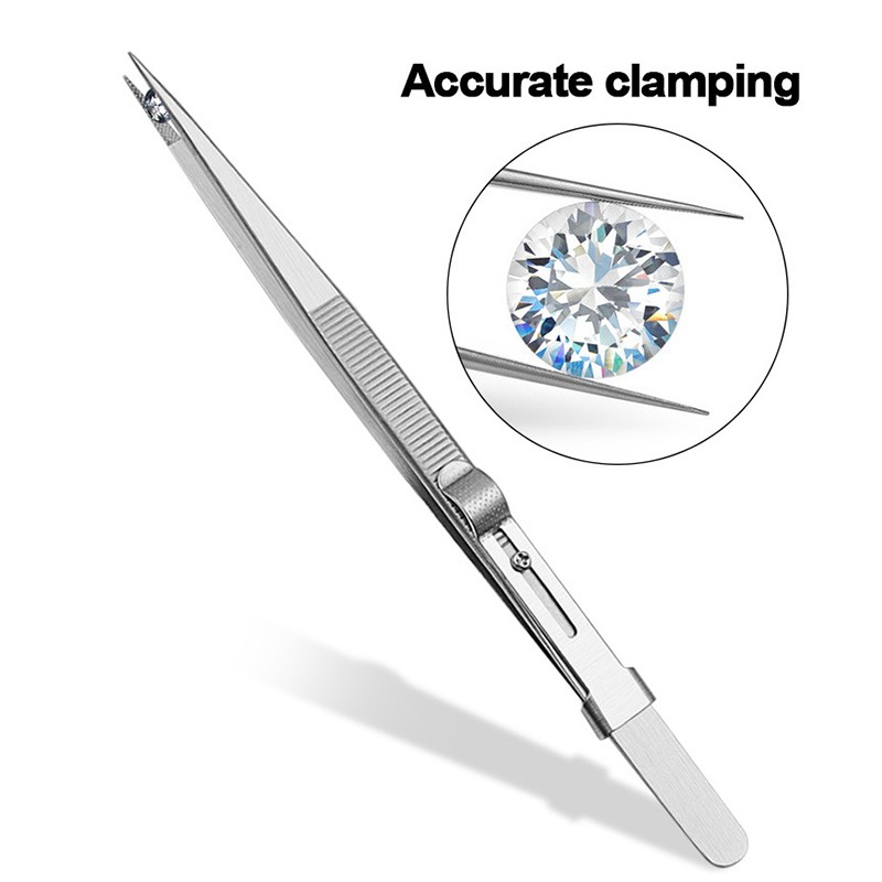 Professional stainless steel high quality jewelry tweezers DIY diamond gem jewelry jewelry jewelry making tools
