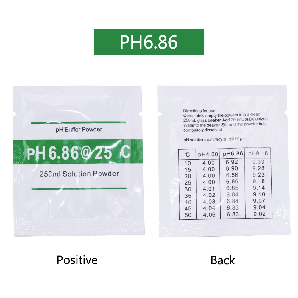 6.86, 4.01 PH Buffer Solution Powder For Accurate Calibration Of pH Meter Calibration Powder Solution