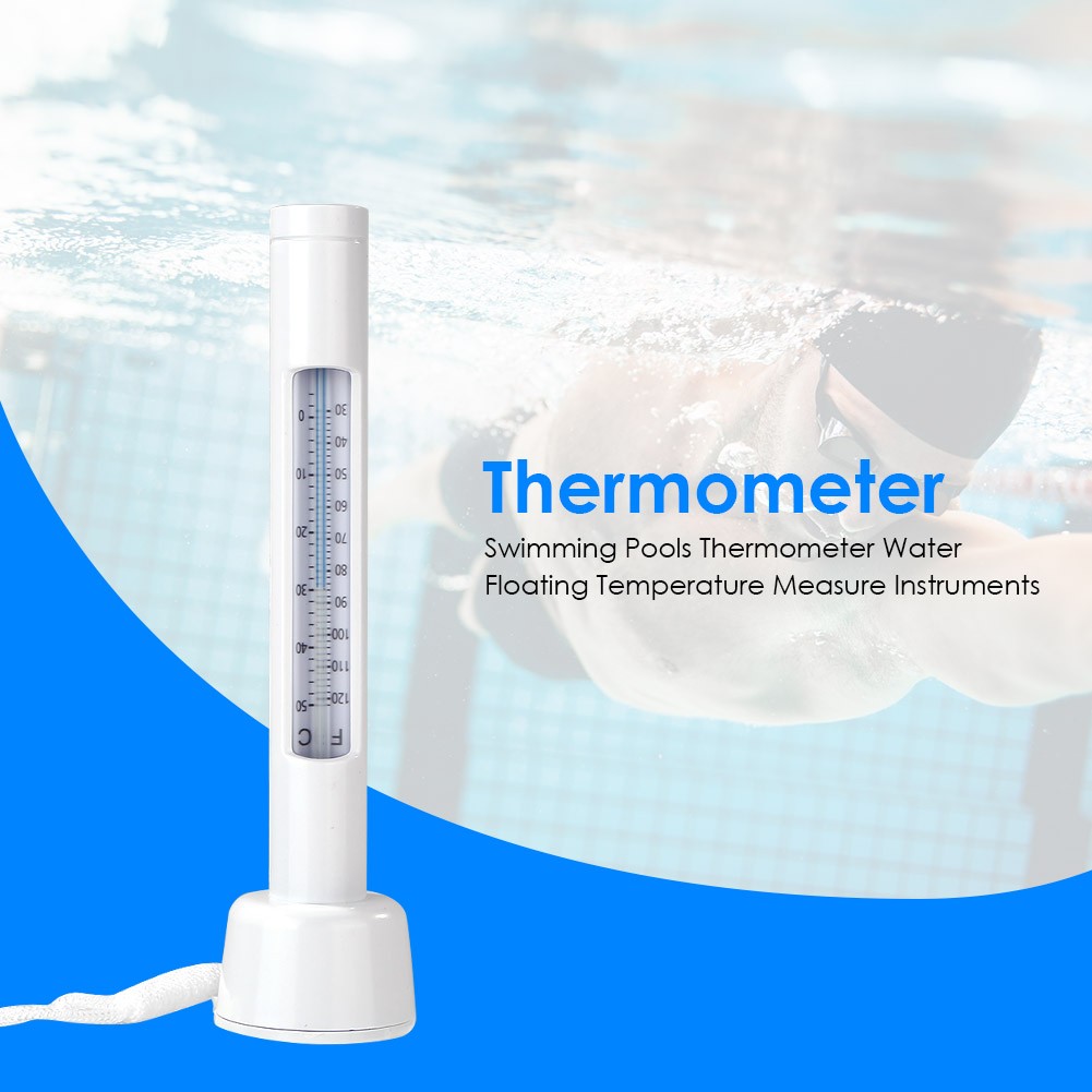 Portable Swimming Pool Floating Thermometer Tub Spa Hot Tub Fish Tanks Temperature Measuring Device