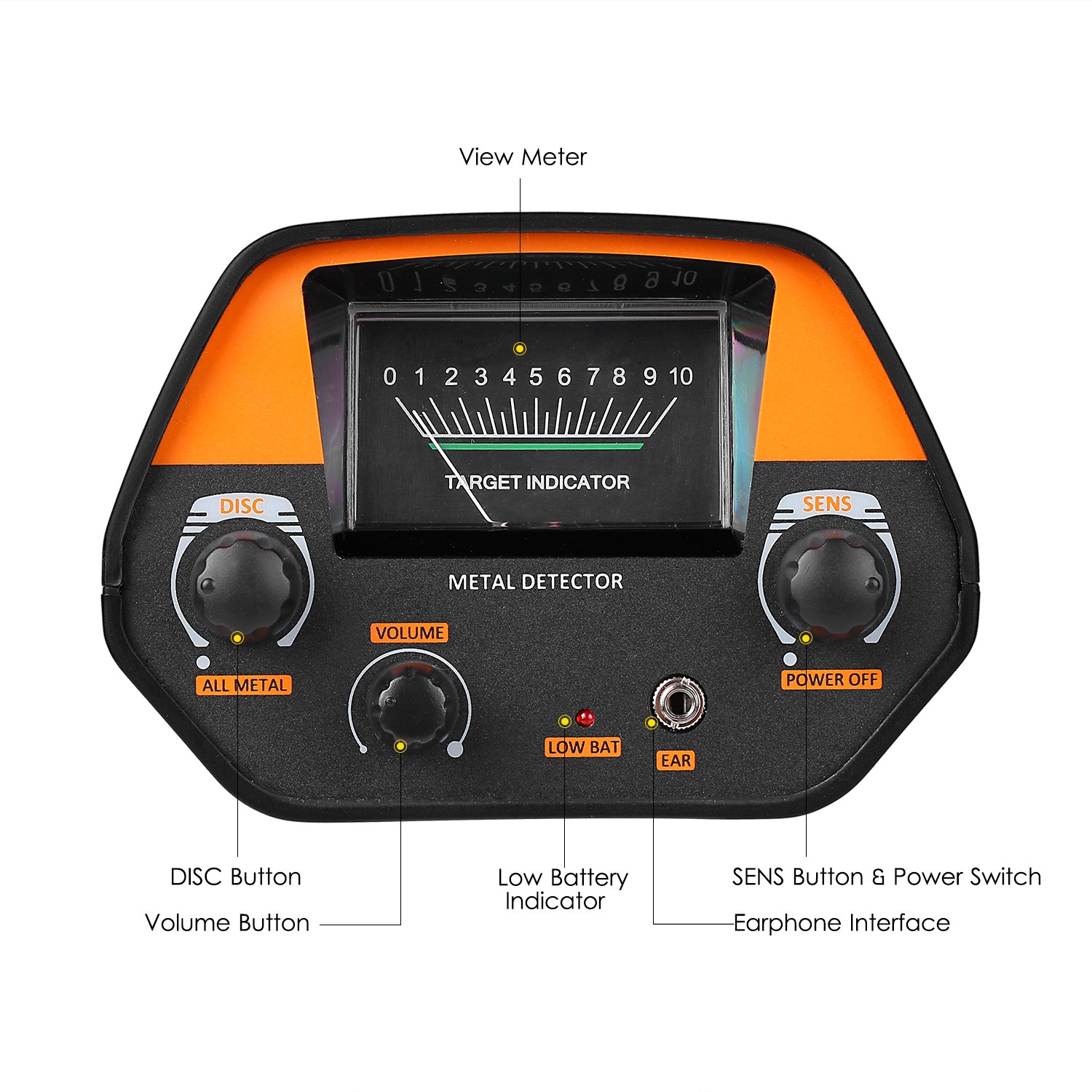 KKMOON-MD 4030 ترقية GC-1016A كاشف احترافي تحت الأرض, سلك حديد معدن ذهبتعقب قابل للتعديل للبحث عن الكنز