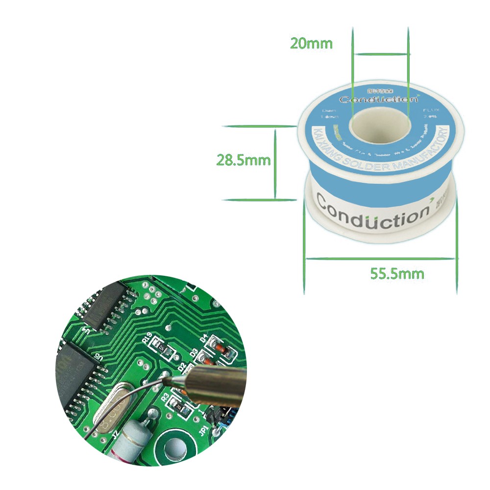 50g/100g Solder Welding Wire High Purity Low Fusion Spot 0.3/0.5/0.8/1/1.2mm Rosin Solder Wire Roll No Clean Tin BGA Soldering