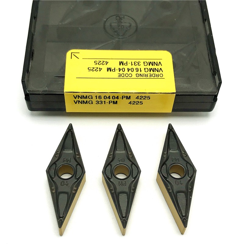 VNMG160404 VNMG160408 PM 4225 Ceramite Grade Carbide Inserts VNMG 160404 160408 PM4225 CNC Lathe Cutter External Turning Tools