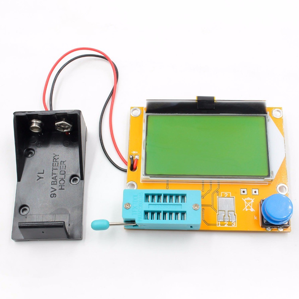 LCR-T4 Digital Transistor Tester Resistor Capacitor Test Diode Inductance Multimeter With Hook Test